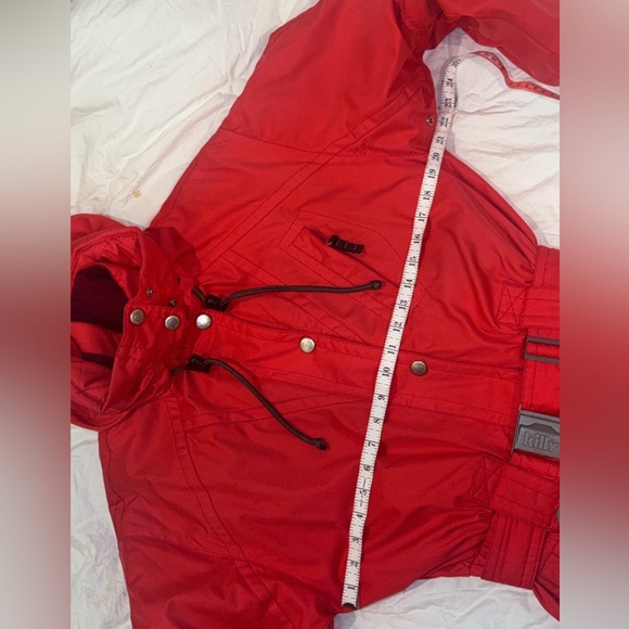Women’s sz 8 Killy Ski Snowsuit Air & Water A.W.T Retro Red 80s France pristine - Picture 15 of 16